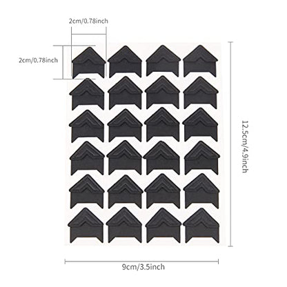 15 Sheets 360 Pcs Black Acid