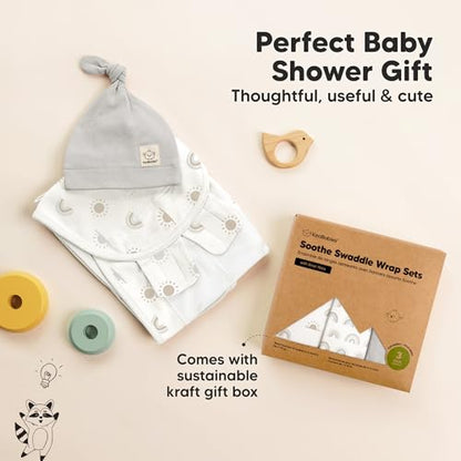 3pk Organic Swaddles for Newborns Girls (3 Count)