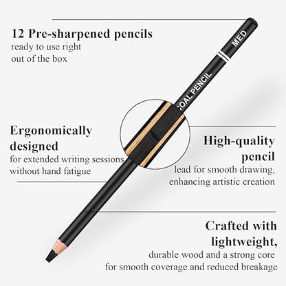 Charcoal Pencils for Drawing