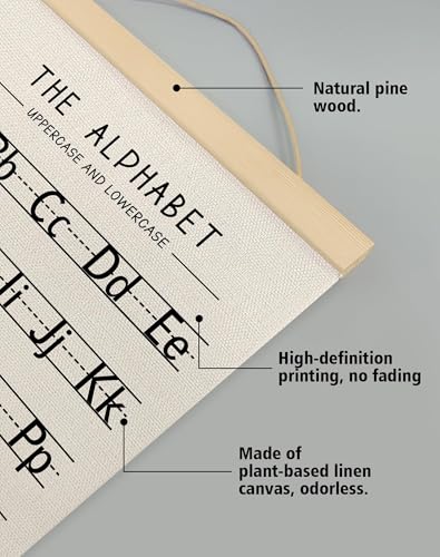 Alphabet and Numbers Wall Chart Set of 2 (2 Count)