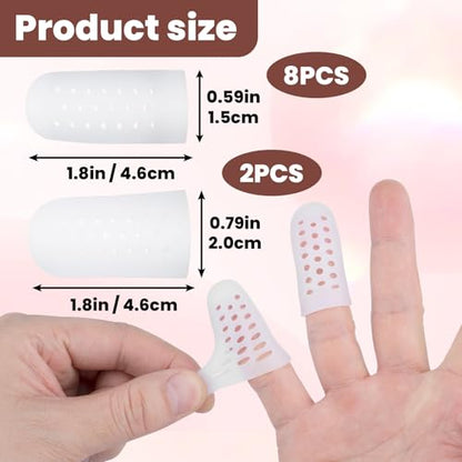 10pcs Gel Finger Cots (10 Count)