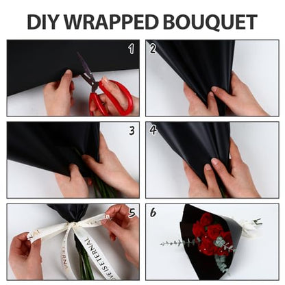 20 Sheets Flower Waterproof Wrapping Paper (20 Count)
