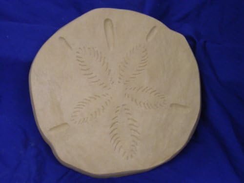 Sand Dollar 13 Inch Plastic Craft Mold use with Concrete or Cement for Making Stepping Stones 1255