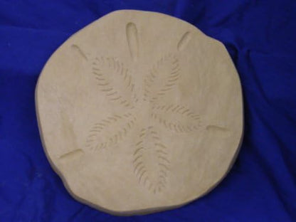 Sand Dollar 13 Inch Plastic Craft Mold use with Concrete or Cement for Making Stepping Stones 1255