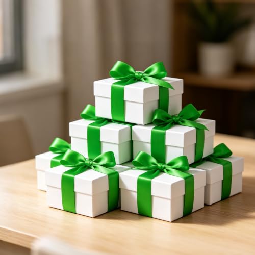 1 Inch x 100yds Emerald Green Satin Ribbon for Craft