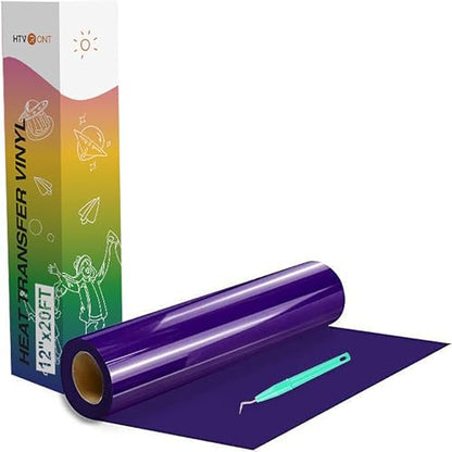 Heat Transfer Vinyl Purple HTV Rolls (20 Foot)