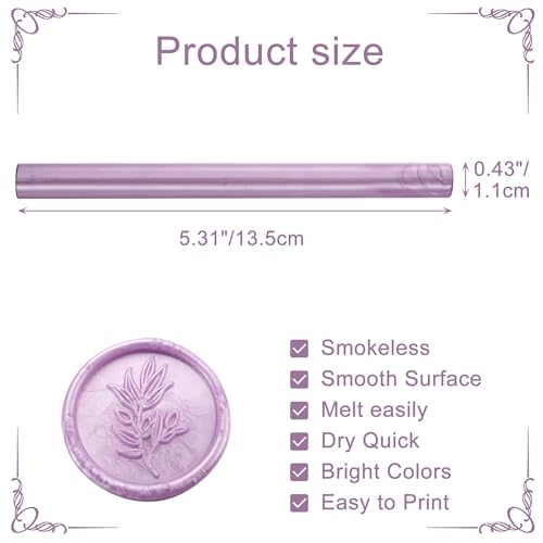 15Pcs Glue Gun Sealing Wax Sticks for Wax Seal Stamp (15 Count)