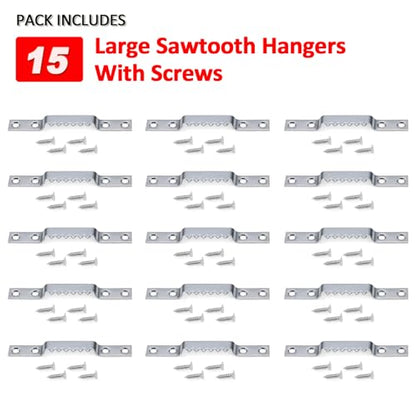 Sawtooth Picture Hangers Heavy Duty (15 Count)