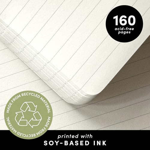 Recycled Lined Journal Notebook