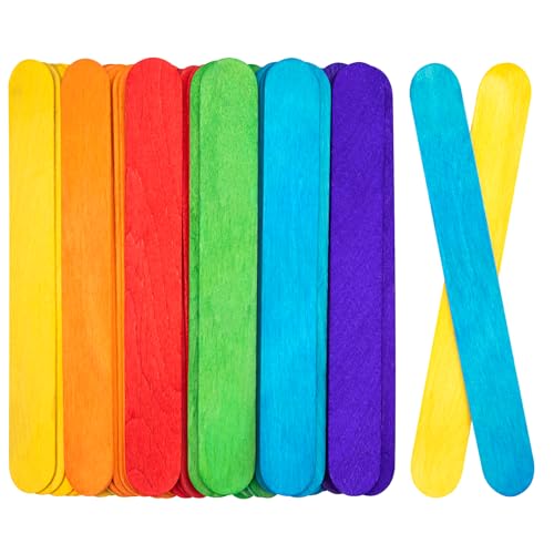 90Pcs 8 Inch Jumbo Craft Sticks (90 Count)