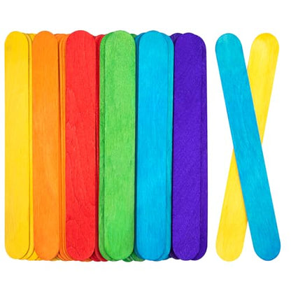 90Pcs 8 Inch Jumbo Craft Sticks (90 Count)