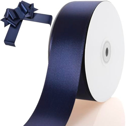 1-1/2 Inch Navy Blue Ribbon 50Yards – Perfect for Gift Wrapping