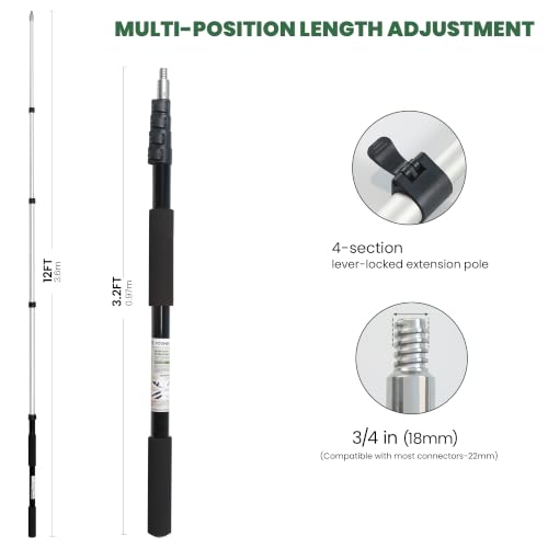 12 FT Telescopic Extension Pole
