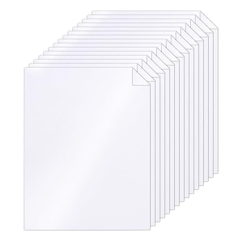 40 Sheets White Shimmer Cardstock 8.5 x 11 Scrapbooking Paper 75lb (40 Count)