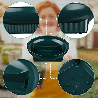 18 Pcs Green Floral Bowls for Flower Arrangements 6.3 Inch (18 Count)