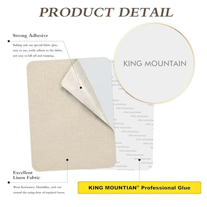 Coarse Linen Fabric Patches