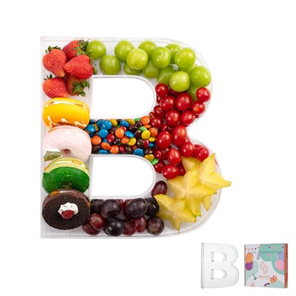 11" Clear Acrylic Letter & Number Charcuterie Tray