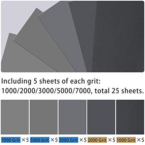25PCS Sandpaper (25 Count)