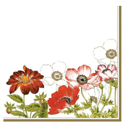 20 ct 13x13 Flowers Paper Luncheon Decoupage Napkins (20 Count)
