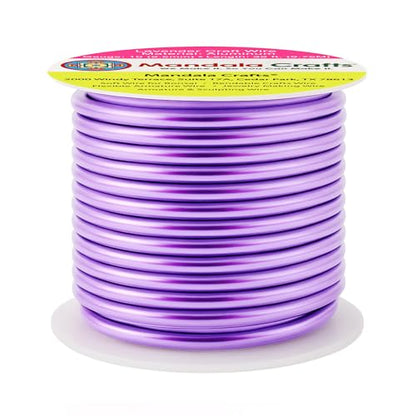 10 Gauge Lavender Anodized Aluminum Craft Wire