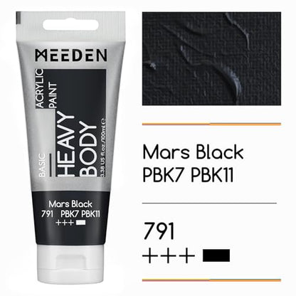 Acrylic Paint Mars Black (6.76 Fl Oz)