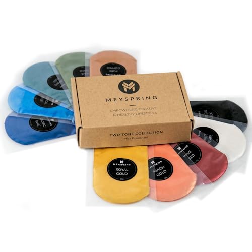 Two Tone Mica Powder Sample Set for Epoxy Resin (3.5 Ounce)
