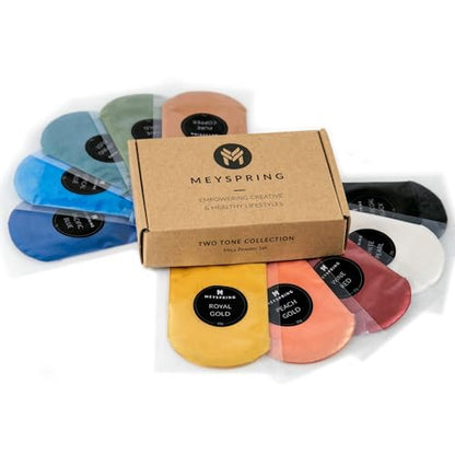 Two Tone Mica Powder Sample Set for Epoxy Resin (3.5 Ounce)