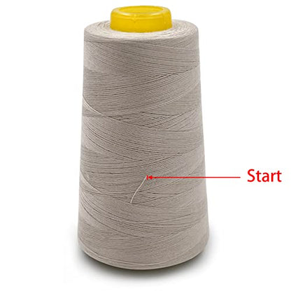 4 Cones of 3000 Yards Each Spool Thread for All Purpose (36000 Foot)