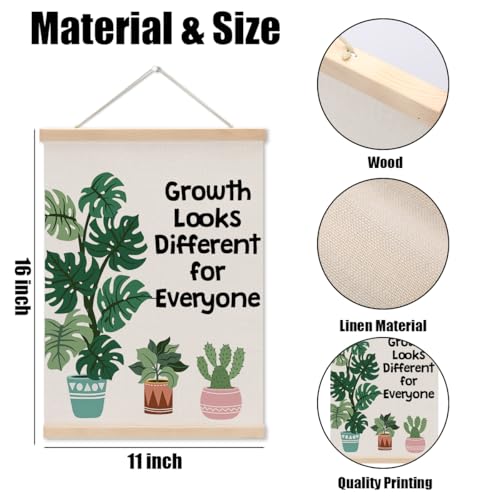 Inspirational Poster Hanger Therapy Office Decor Growth Mindset Wall Decor