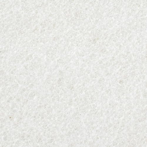White Buffing Pad with Hook and Loop Back for Wood and Epoxy