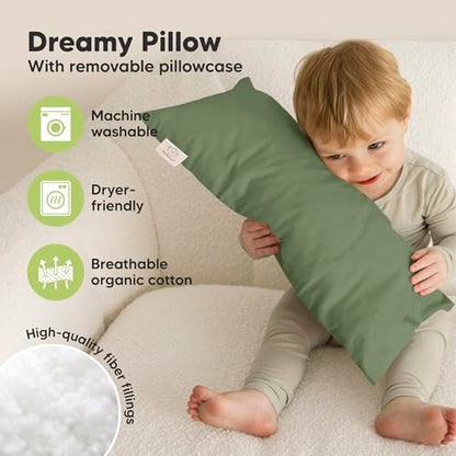 Toddler Pillow with Pillowcase