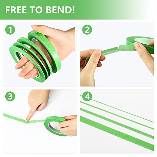 4 Pack Masking Tape Pinstripe 1 (624 Foot)