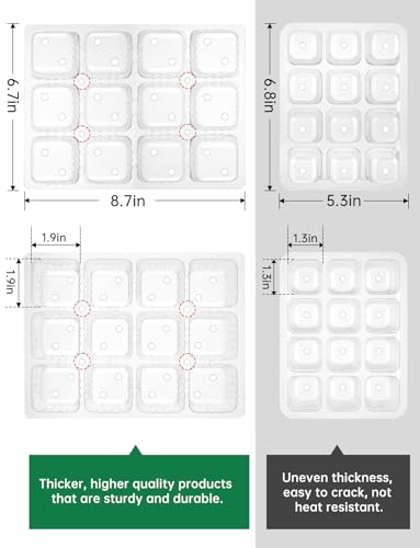 Seed Starter Tray Medium Size 4 Packs (4 Count)