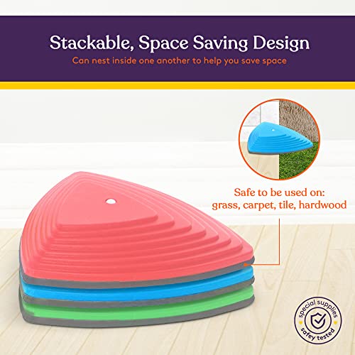Stepping Stones for Kids Indoor and Outdoor Balance Blocks Promote Coordination