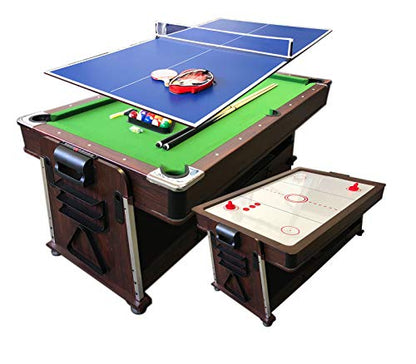 7ft Pool Table air Hockey 3 in 1 Pool Table
