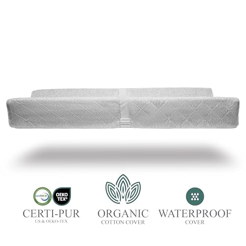 Organic Cotton Covered Contoured Baby Changing Pad