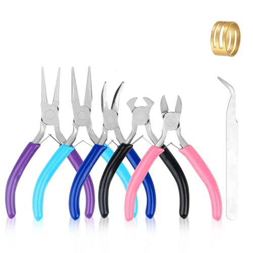 5 Pcs Jewelry Making Pliers Tools