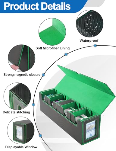 Card Deck Box for MTG with Commander Display
