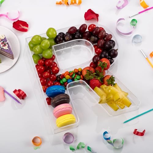 11" Clear Acrylic Letter & Number Charcuterie Tray