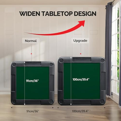 39.5" Foldable Mahjong Table