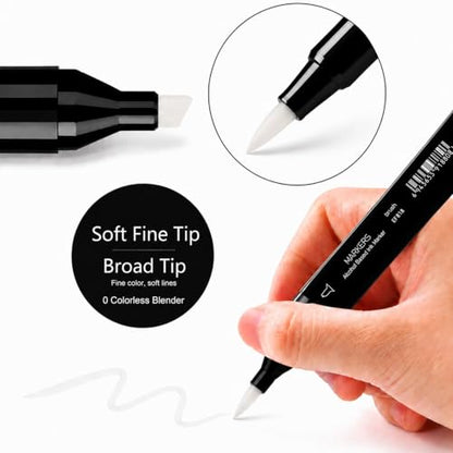6 Pack Blender Colorless Alcohol Markers (6 Count)