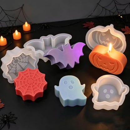 Halloween Candle Molds (4 Count)