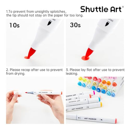 Brush Tip Alcohol Markers