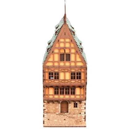 Amber Rowhouse DIY Wooden Building Kit for Adults