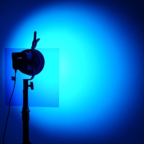 9Pcs Lighting Gels Plastic Gel Light Filter Sheets 11.8 x 11.8 Inch