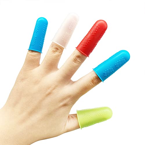 12 Pcs Silicone Hot Glue Gun Finger Caps (12 Count)