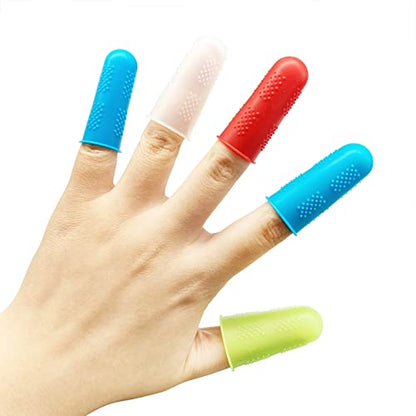 12 Pcs Silicone Hot Glue Gun Finger Caps (12 Count)
