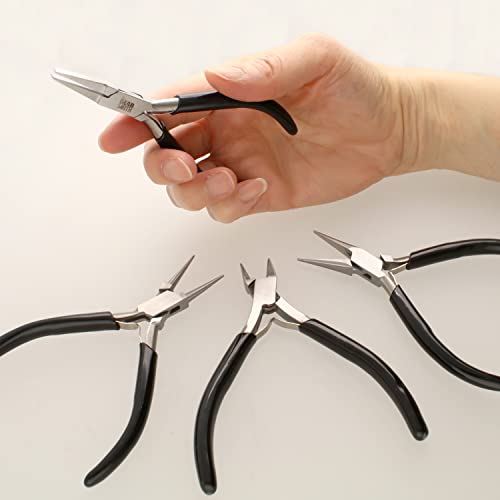 Slim Line Pliers Set With Extra Fine Tips (4 Count)