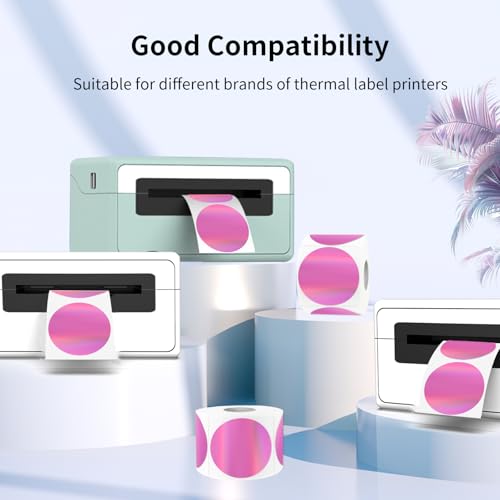 1.5" Holographic Direct Thermal Label Stickers