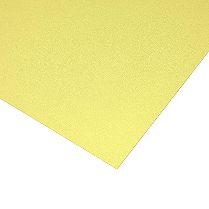 4Pcs A4 Gel Light Lighting Filter Overlay Transparent Color Correction Plastic Vinyl PVC Sheets Photography Television Matte Yellow (4 Count)